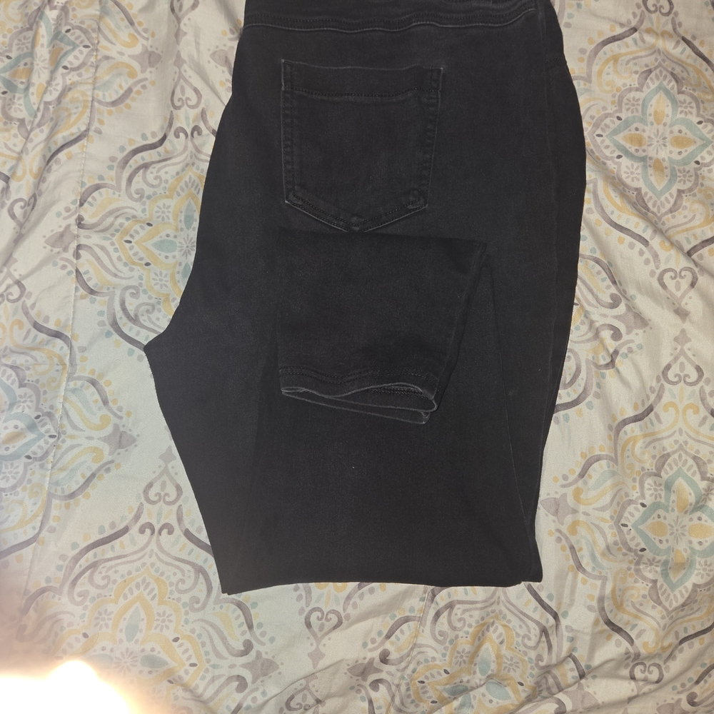 Black Denim Jeggings